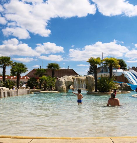 Camping avec espace aquatique à Deauville
